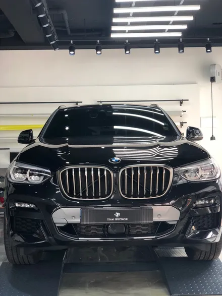 부산 강서구 명지 랩핑 디테일링 전문점 스펙터클코리아 - BMW X4크롬죽이기 시공 / 부산 강서구