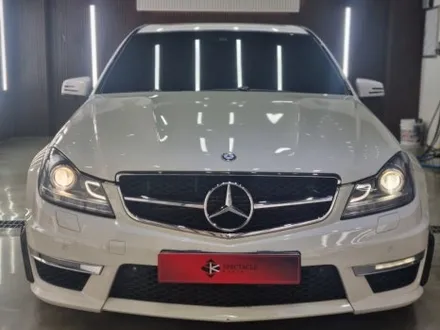 벤츠 c63amg 블랙유광 크롬죽이기 시공 / 부산 강서구