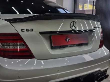 벤츠 c63amg 블랙유광 크롬죽이기 시공 / 부산 강서구