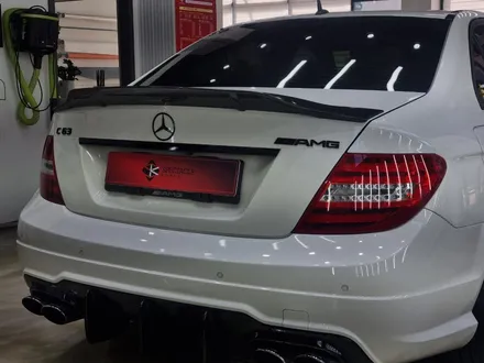 벤츠 c63amg 블랙유광 크롬죽이기 시공 / 부산 강서구