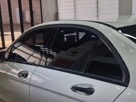벤츠 c63amg 블랙유광 크롬죽이기 시공 / 부산 강서구