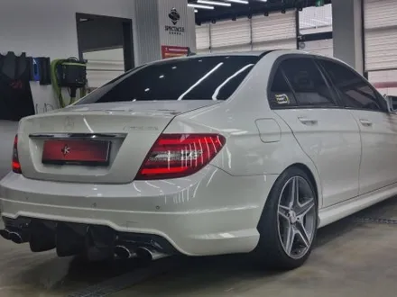 벤츠 c63amg 블랙유광 크롬죽이기 시공 / 부산 강서구