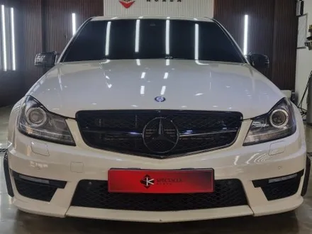벤츠 c63amg 블랙유광 크롬죽이기 시공 / 부산 강서구