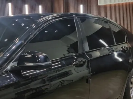 BMW 740d 크롬죽이기 블랙유광 랩핑 시공 / 부산 강서구