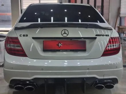 벤츠 c63amg 블랙유광 크롬죽이기 시공 / 부산 강서구