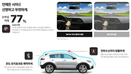 시흥 부천 안산 3M 크리스탈라인 신규입고!!그랜저GN7 차량에 3M CR 40%20%시공후기!! / 시흥시 은행동