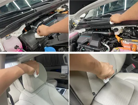 시흥 부천 안산 더뉴카니발KA4 하이리무진 틴큐브 반사썬팅 패키지와 시트백테이블 작업후기!!! / 시흥시 은행동