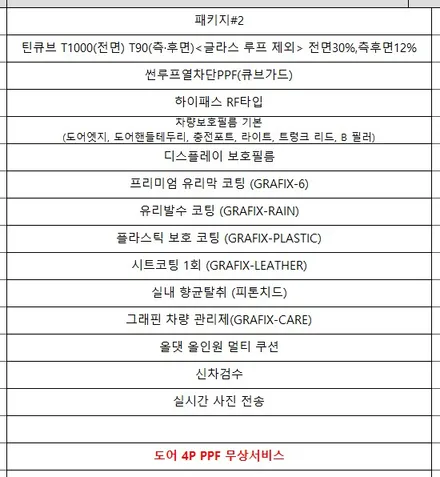 시흥 부천 안산 테슬라 모델Y 틴큐브T1000/T90 조합으로 신차패키지 완성!!도어4P PPF까지!? / 시흥시 은행동