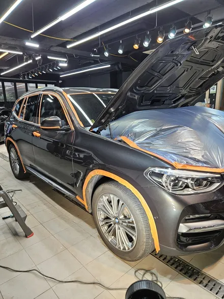 석회물 제거 및  복원 !!/ BMW X3  정밀광택/수원 영통 광교 / 프리미엄 디테일링 센터/ 153디테일링 / 경기 수원