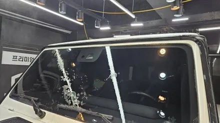 눈온뒤 염화칼슘 제거 디테일링  벤츠 지바겐 (G63 AMG) / 수원 영통 광교 프리미엄 디테일링센터 /153디테일링 / 경기 수원