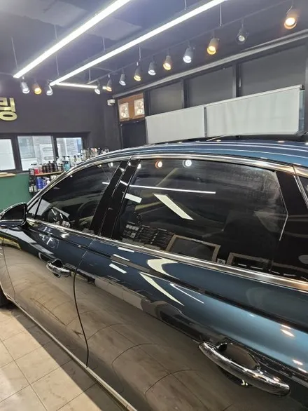 제네시스 G80 신차 오래오래 유지!! 정밀 광택 유리막 코팅 실내가죽 코팅/ 수원영통 광교 /153디테일링 / 경기 수원