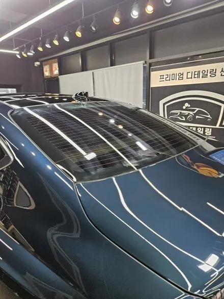 제네시스 G80 신차 오래오래 유지!! 정밀 광택 유리막 코팅 실내가죽 코팅/ 수원영통 광교 /153디테일링 / 경기 수원