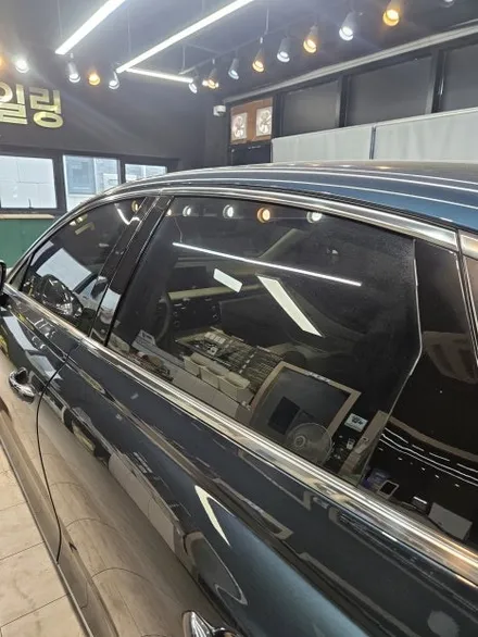 제네시스 G80 신차 오래오래 유지!! 정밀 광택 유리막 코팅 실내가죽 코팅/ 수원영통 광교 /153디테일링 / 경기 수원