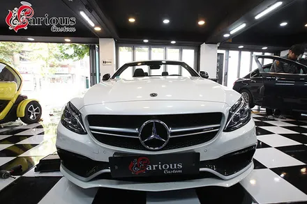 벤츠 C카브리올레 63 AMG 통풍시트+D컷 핸들열선+이지억세스 / 김포