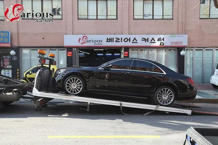 신차 출고 벤츠 S클래스 D컷 핸들에도 무리없는 완벽한 핸들열선 시공 / 김포