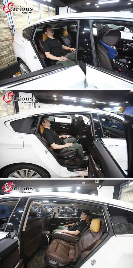 BMW 5GT 뒷좌석 각도 조절로 승차감 높일수 있어요 / 김포