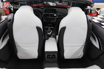BMW 통풍시트 전문/ M4 컨버터블 순정시트 활용 통풍시트 시공 / 김포