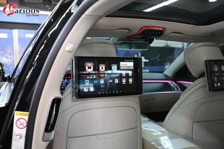 W223 S클래스 S450 출고 리어모니터,동양모니터 장착 / 김포