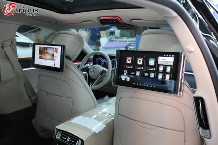 W223 S클래스 S450 출고 리어모니터,동양모니터 장착 / 김포