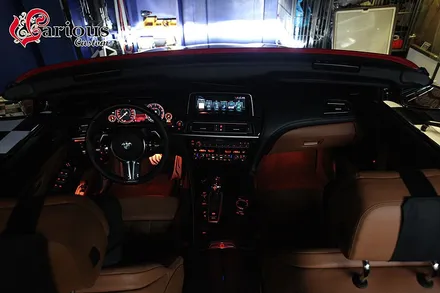 BMW 650i 컨버터블                                                      블랙박스+보조배터리+RGB 풀 엠비언트라이트 / 김포