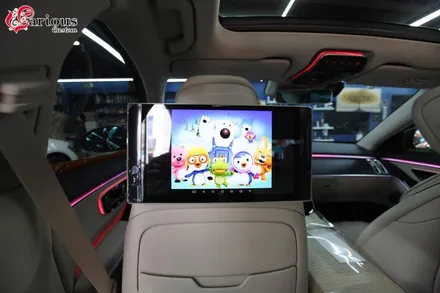 W223 S클래스 S450 출고 리어모니터,동양모니터 장착 / 김포