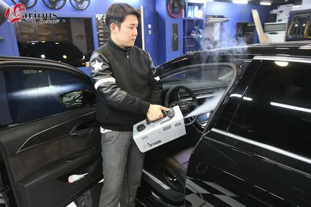 아우디 신형 A8L 순정형 핸들열선 시공 / 김포