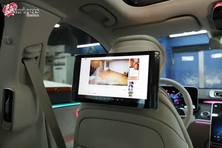 W223 S클래스 S450 출고 리어모니터,동양모니터 장착 / 김포