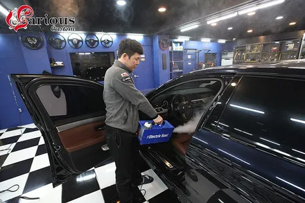 BMW F10 M550d 순정시트에 통풍시트 기능 추가 하기 / 김포