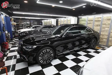 W223 S클래스 S450 출고 리어모니터,동양모니터 장착 / 김포