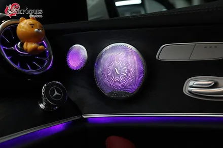 벤츠 E클래스 쿠페 핸들열선과 실내 무드등의 조화 / 김포