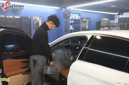 신차 출고 BMW G30 520i 순정보다 강력한 순정형 통풍시트 / 김포