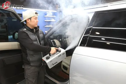 랜드로버 올뉴디스커버리5 전좌석 통풍시트 시공 / 김포