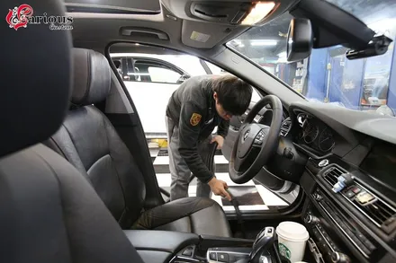 BMW F10 528i 핸들 열선+후석 열선+스키스루+전동트렁크 시공 / 김포