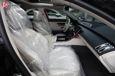 W223 S클래스 S450 출고 리어모니터,동양모니터 장착 / 김포