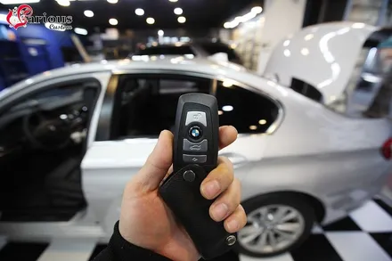 BMW F10 528i 핸들 열선+후석 열선+스키스루+전동트렁크 시공 / 김포