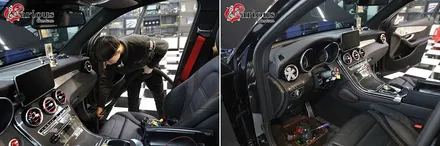벤츠 GLC 43 AMG 핸들열선과 무드등으로 채운 실내 / 김포