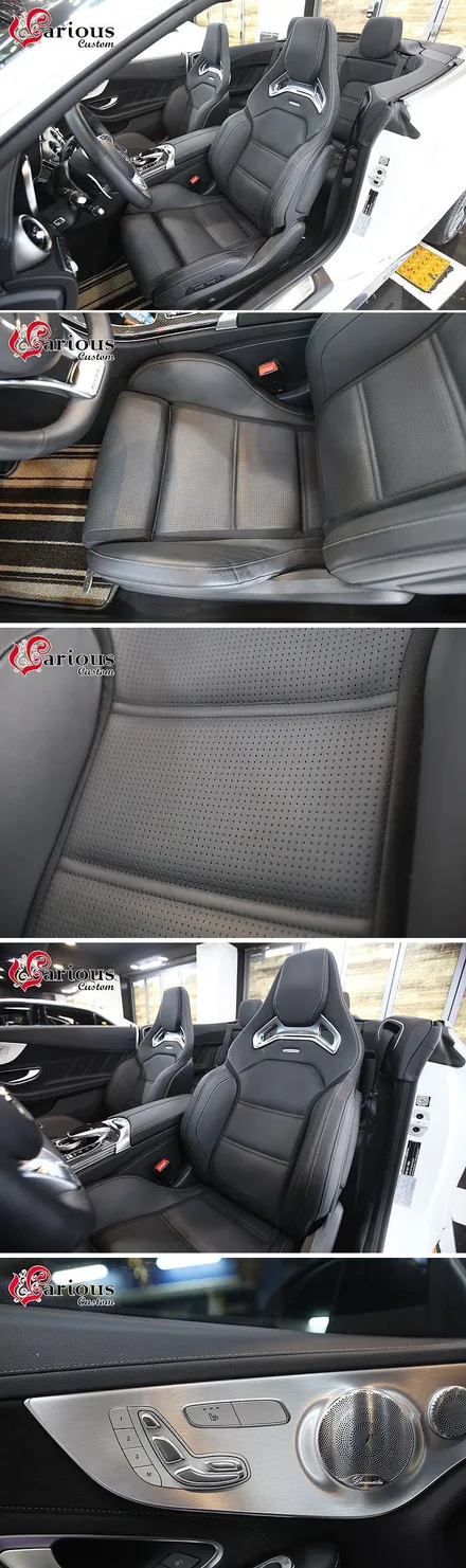 벤츠 C63 amg 컨버터블 신형 스마트 통풍시트+D컷 핸들열선 / 김포