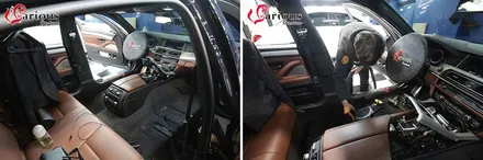 BMW F10 M550d 순정시트에 통풍시트 기능 추가 하기 / 김포