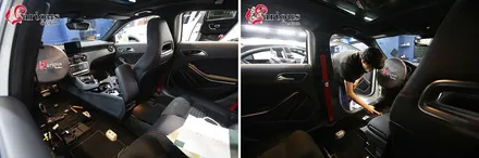 벤츠 A클래스 A45amg 알칸트라 시트에도 문제없는 통풍시트 / 김포