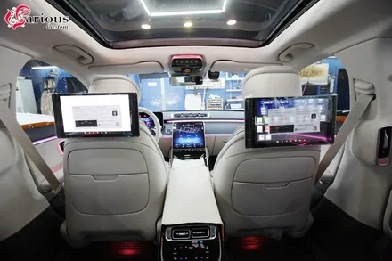 W223 S클래스 S450 출고 리어모니터,동양모니터 장착 / 김포