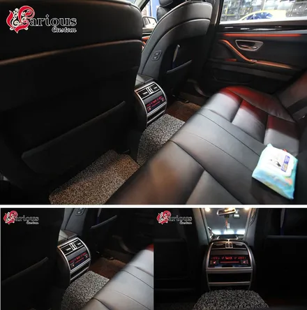 BMW 528i 3가지 함께라 차량안이 더 든든한 느낌이네요 / 김포