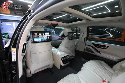 W223 S클래스 S450 출고 리어모니터,동양모니터 장착 / 김포
