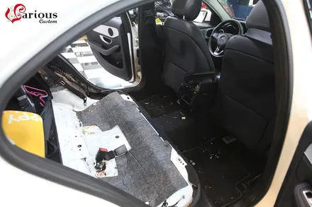 벤츠 W205 뒷좌석 열선시트 시공 / 김포