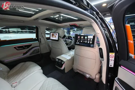 W223 S클래스 S450 출고 리어모니터,동양모니터 장착 / 김포