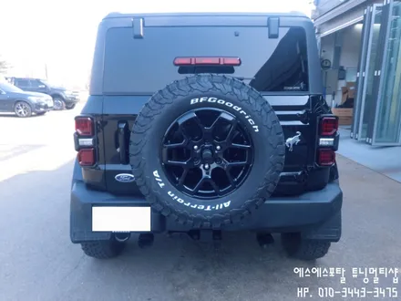 포드브롱코 외관 튜닝 테일램프&브레이크등,본넷가드,듀얼배기머플러 작업 / 평택, 안성, 오산