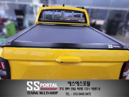 <신차출고>더뉴 렉스턴스포츠 칸 아마조니아그린에서 옐로우 전체랩핑으로 이미지 변신성공! 승차감 튜닝 및 높이구조변경까지 완료합니다. / 평택, 안성, 오산