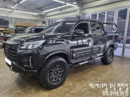 렉스턴스포츠칸 사고로 인한 재작업 및 저상형 루프렉&윈드가드 설치 / 평택, 안성, 오산
