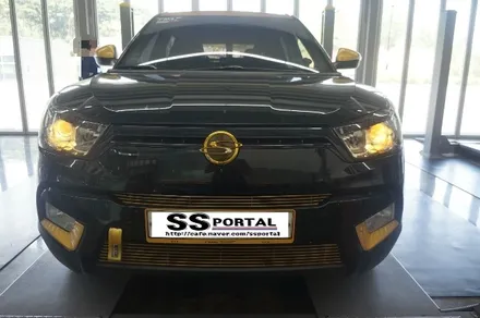 ▶SSPORTAL◀  쌍용자동차 티볼리 몬자 포뮬라M 5W-30 엔진오일 교체 작업/뷔르트 첨가제투여 / 평택, 안성, 오산