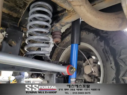 코란도스포츠 승차감 튜닝 오프엑스 서스펜션,빅풋스프링2인치+3인치적용,레트럴바,브레이크 호스연장,2번언더커버,다그3+,휠타이어교체,샤프트다운 작업 / 평택, 안성, 오산