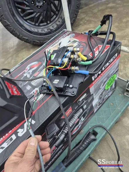 기아자동차 사고 수리 오버휀다 교체 및 WARN 윈치 장착 / 평택, 안성, 오산